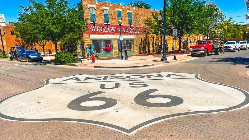 Historic Route 66 road trip through Winslow, Arizona