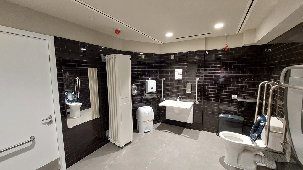 Changing Places accessible toilet with hoist and changing facilities
